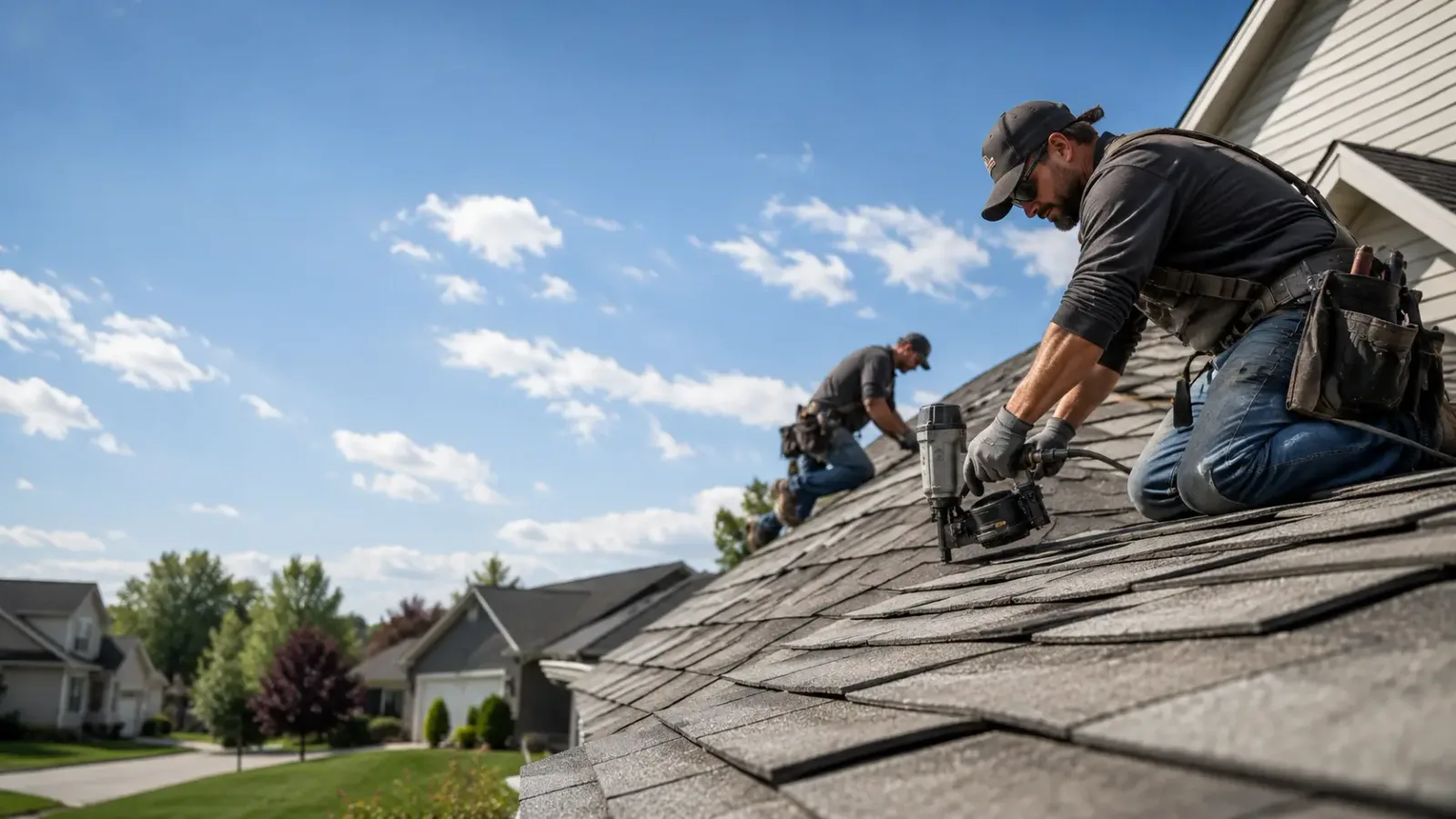 Storm Damage Roof Repair in Shirley, IL near me